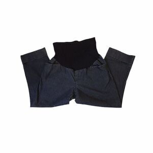 DuoโMaternityโLgโDenimโCuffedโCapris